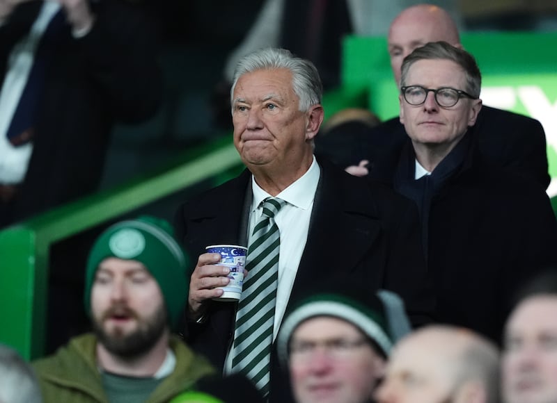 Celtic chairman Peter Lawwell. Photograph: Andrew Milligan/PA