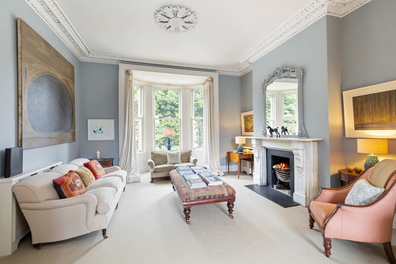 Formal drawing room at hall level