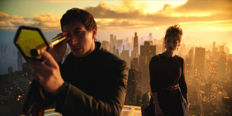 Adam Driver and Nathalie Emmanuel in Megalopolis. Photograph: Lionsgate