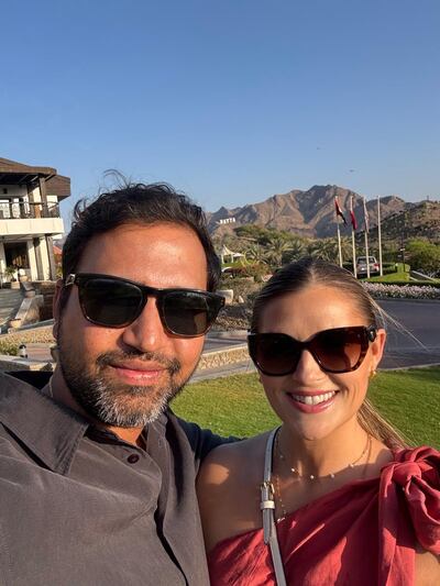 Jasmine O'Brien, originally from Dublin, and her husband Vivek Narasimhan have been living in Dubai since 2016
