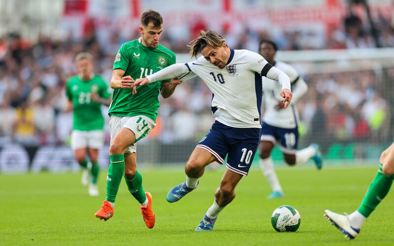 Has anyone ever enjoyed themselves at the Aviva Stadium as much as Jack Grealish did against Ireland on Saturday? Photograph: James Crombie/Inpho