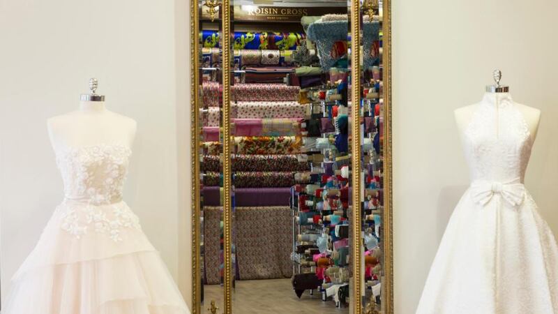 Roisin Cross Silks: company now offers a dressmaking service. Photograph:  Paul Sherwood
