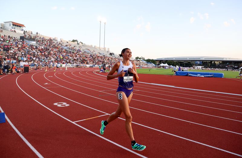 NCAA Track And Field Championships in Myers Stadium. Photograph: Inpho/Brendan Maloney