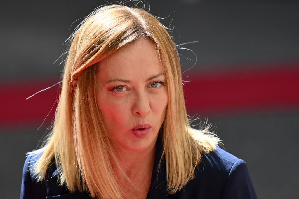 Italy's prime minister Giorgia Meloni has indicated she will not vote in the country's upcoming referendum. Photograph: Alberto Pizzoli/AFP via Getty Images