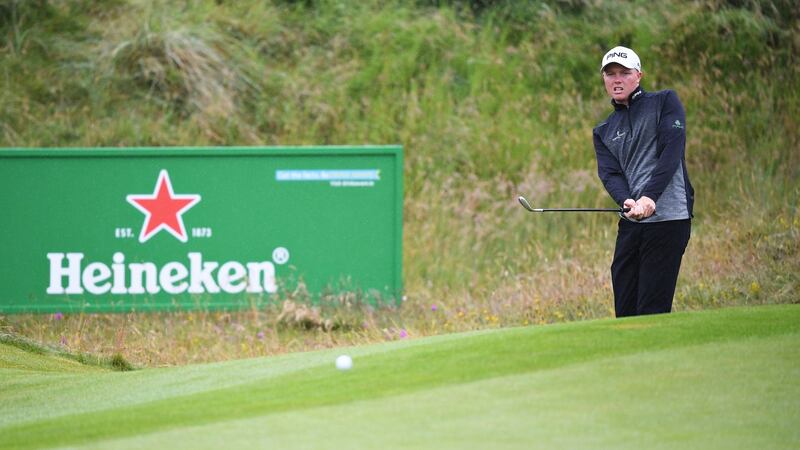 Robin Dawson surged up the Irish Open leaderboard with a third round of 64 at Lahinch. Photograph: Jan Kruger/Getty