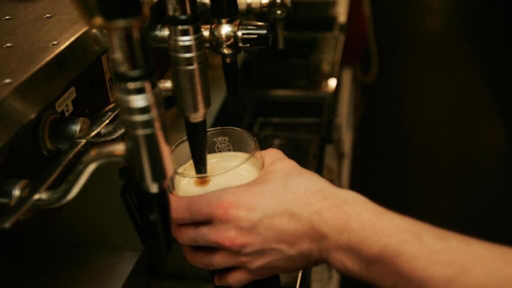 Survey shows that bar sales of alcohol have fallen at a faster rate than retail sales since 2007. Photograph: Eric Luke/The Irish Times