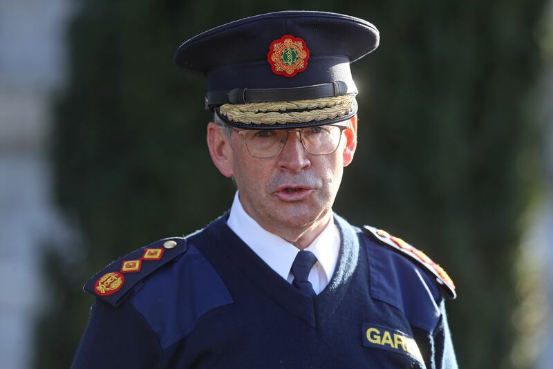 Garda Commissioner Drew Harris said he wanted 'to find a compromise on rosters through the WRC conciliation process'. Photograph: Brian Lawless/PA