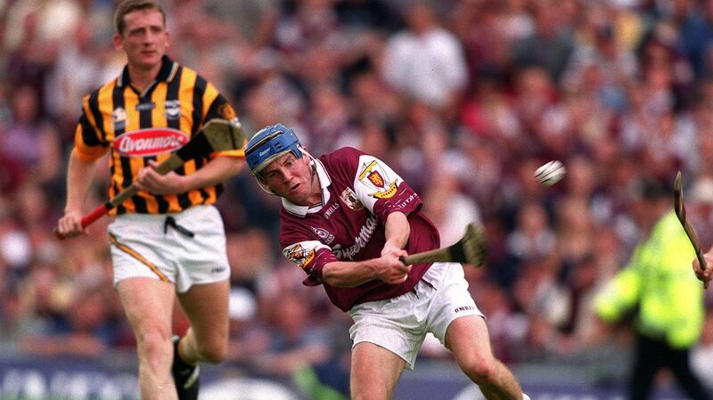 Kevin Broderick in the 2001 All Ireland semi-final against Kilkenny. Photograph: Inpho