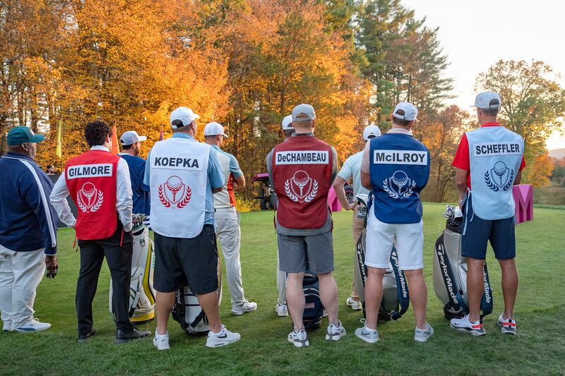 A scene from Happy Gilmore 2. Photograph: Scott Yamano/Netflix