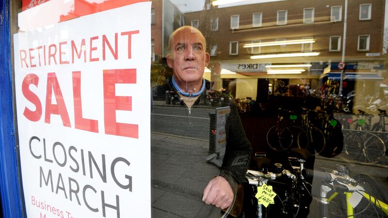 Ken MacDonald, owner of MacDonald Cycles on Wexford Street in Dublin. ‘It is becoming so much more difficult to do business’. Photograph: Alan Betson/The Irish Times