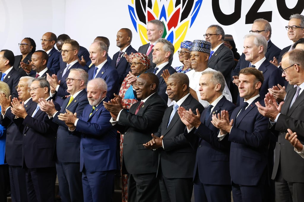 Taoiseach Micheál Martin at the G20 leaders' summit in Johannesburg, South Africa. Photograph: Government Information Service