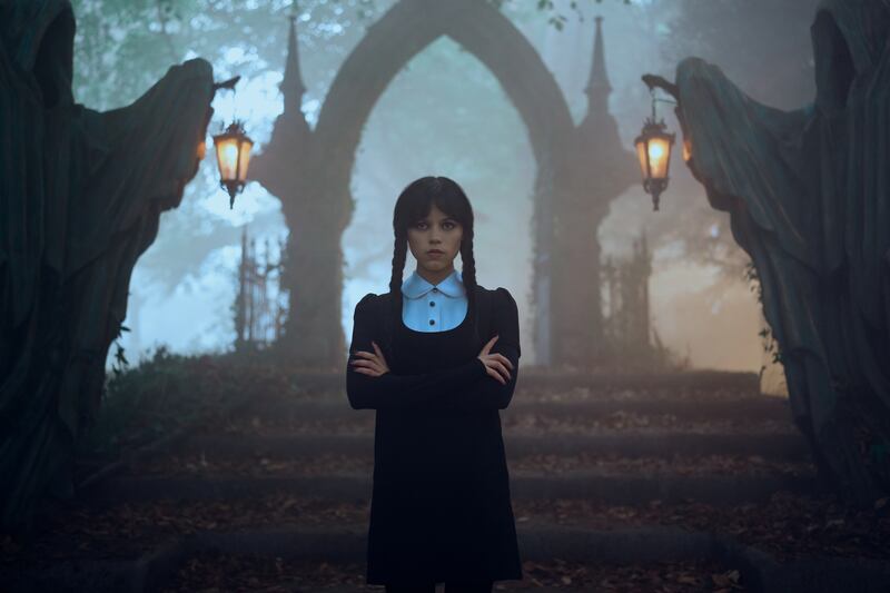 Jenna Ortega as Wednesday in season 2 of the eponymous series. Photograph: Jonathan Hession/Netflix