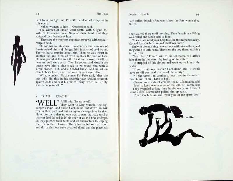 The Táin, translated from the Irish by Thomas Kinsella and illustrated by Louis le Brocquy