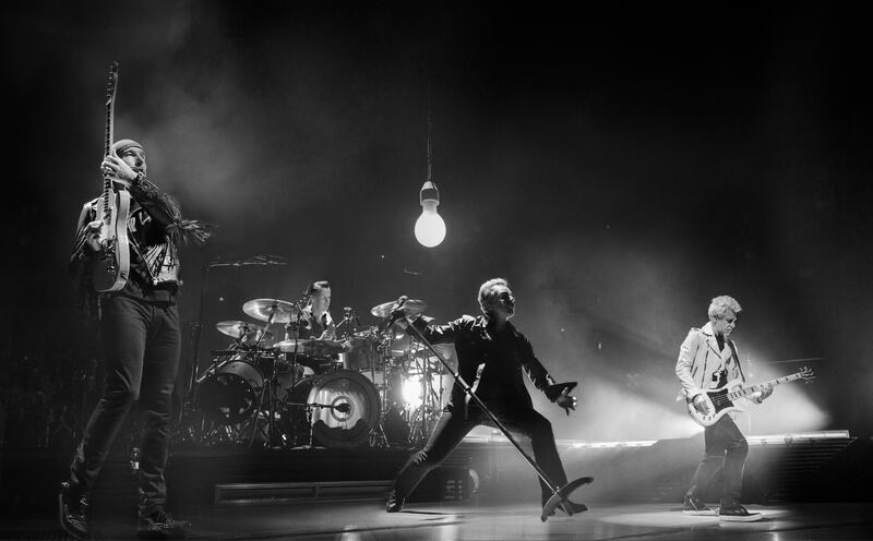 U2: Songs of Surrender, the band’s new album, features 40 new recordings of tracks from their catalogue. Photograph: Sam Jones