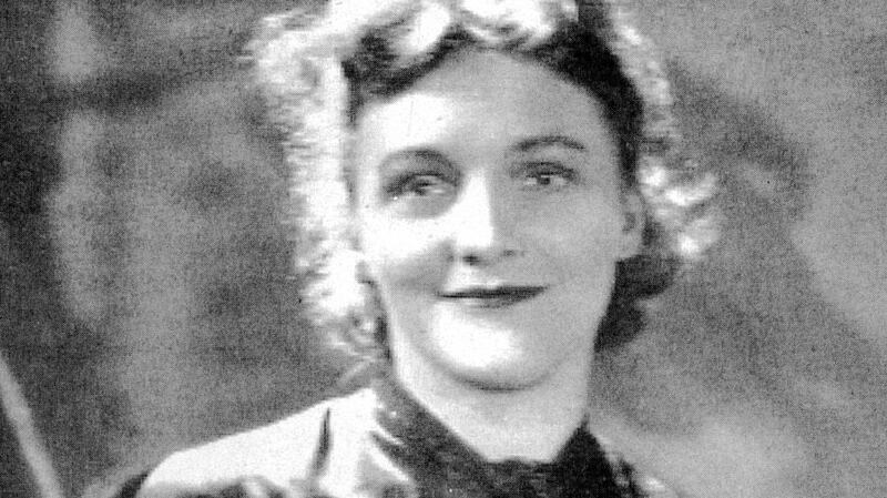 The singer Delia Murphy, who continued to perform  in front of a large and frightened audience at the Ulster Hall as the bombs dropped outside.