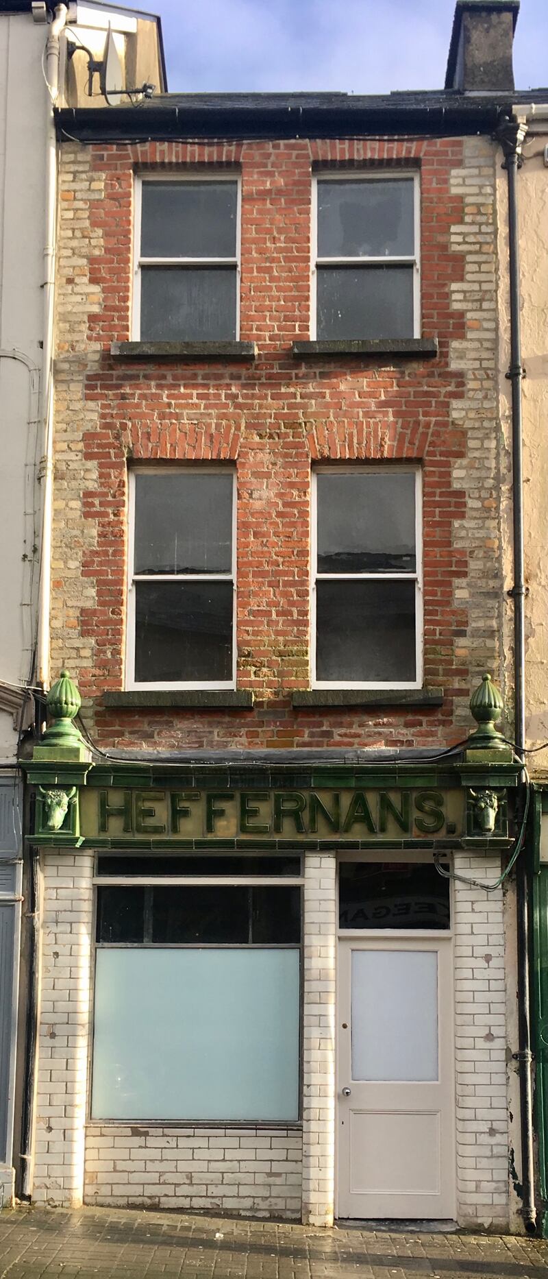 Grant-aided works mean there is potential to live above Heffernan’s commercial premises on Pearse Street, Ballina, Co Mayo. Photograph: Siobhan Sexton/Mayo County Council