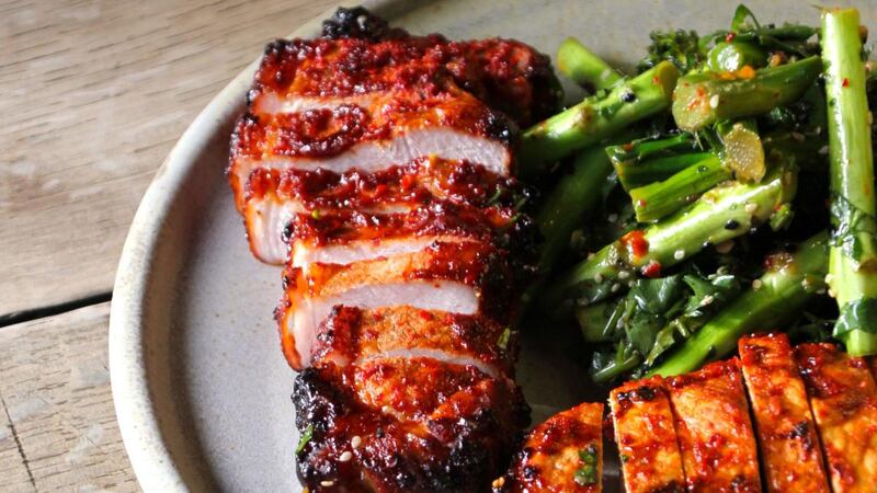 Adobo pork chops
