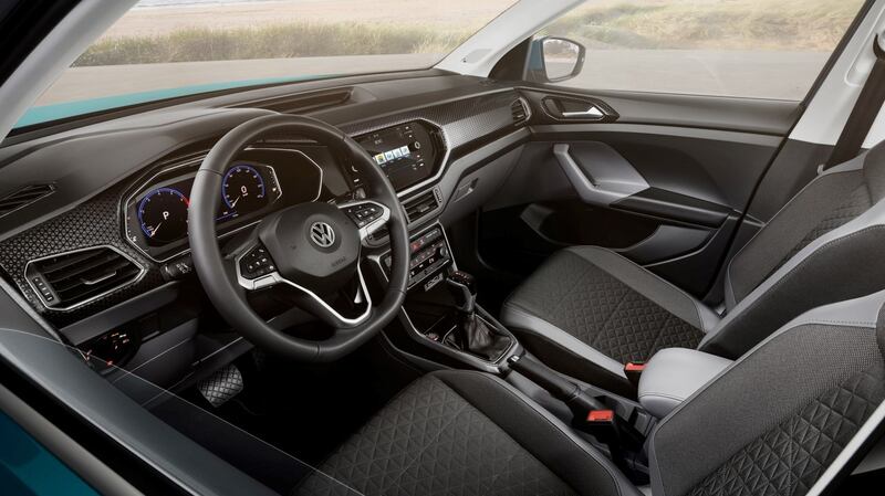 Underneath, the T-Cross shares its platform with the Seat Arona, and with next year’s new Skoda Scala hatchback