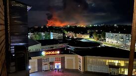 Ukrainian drone strikes target six Russian regions and hits military planes