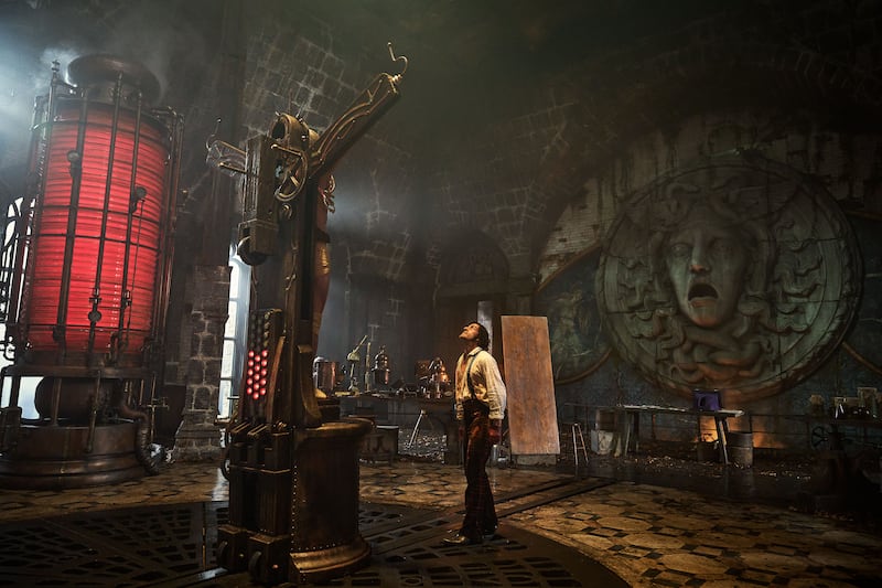Frankenstein: Jacob Elordi as the Creature and Oscar Isaac as Victor Frankenstein. Photograph: Ken Woroner/Netflix