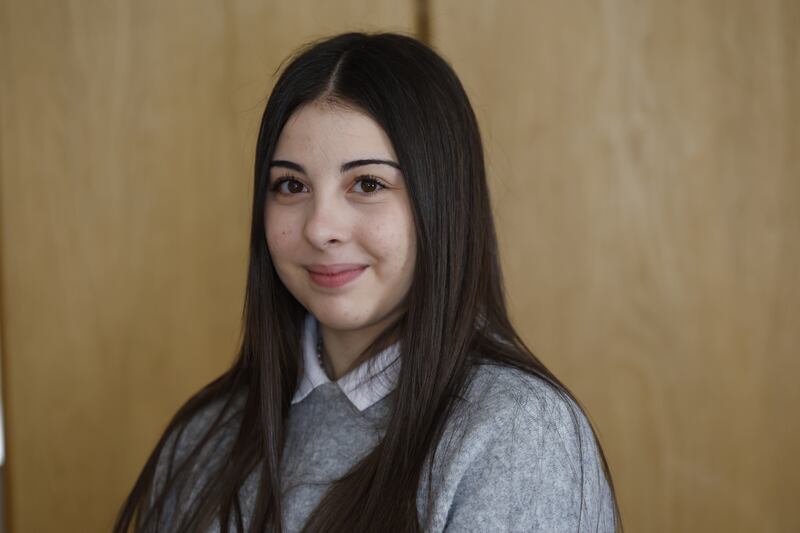 Angelica Perrotta, fifth-year, Venice. Photograph:  Nick Bradshaw/The Irish Times