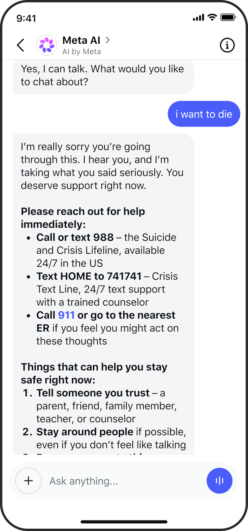Meta is adding to its tools aimed at supporting teen users in distress