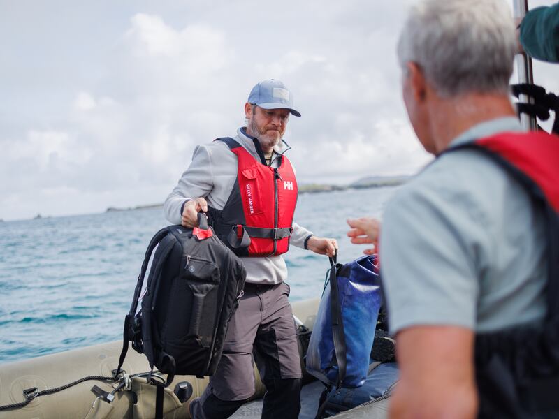 Between April and September two caretakers arrive to manage the self-catering cottages