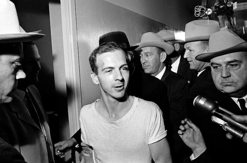 Lee Harvey Oswald: a composite of Leopold Bloom and Stephen Dedalus? Photograph: AP