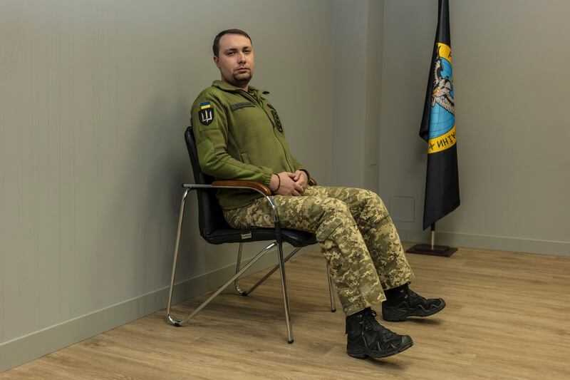 General Kyrylo Budanov said his new role was 'an honour and a responsibility at a historic time for Ukraine'. Photograph: Brendan Hoffman/The New York Times