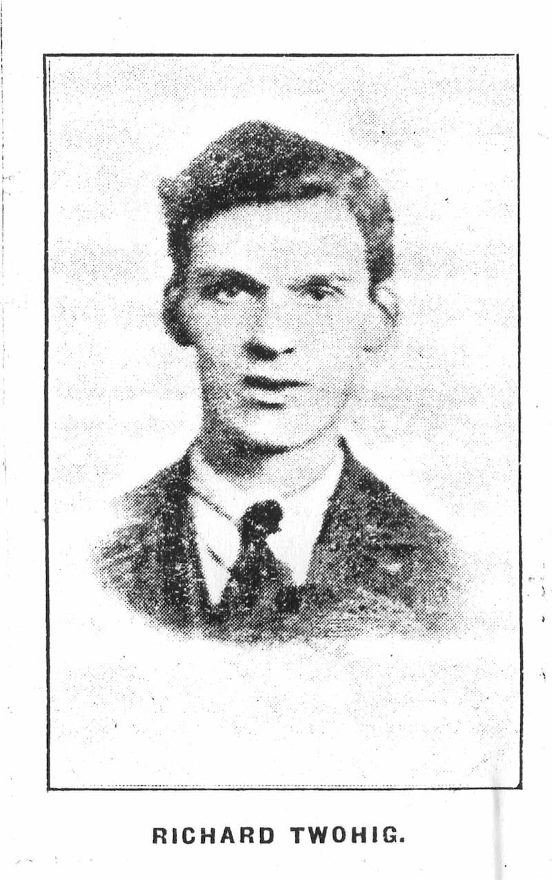  Richard Twohig was 19 years old when he was executed in 1922
