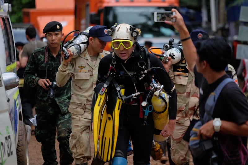 Cave rescue: the real John Volanthen, whom Colin Farrell plays in Thirteen Lives. Photograph: Linh Pham/Getty