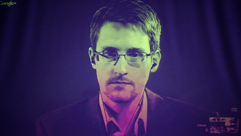 US National Security Agency whistleblower Edward Snowden.