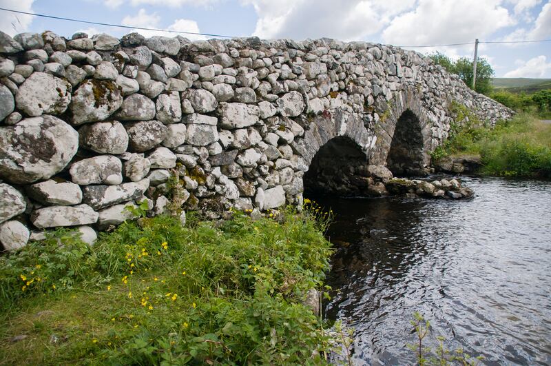 The bridge at Maam, Connemara, Co Galway, used in the 1952 film The Quiet Man. Photograph: iStock