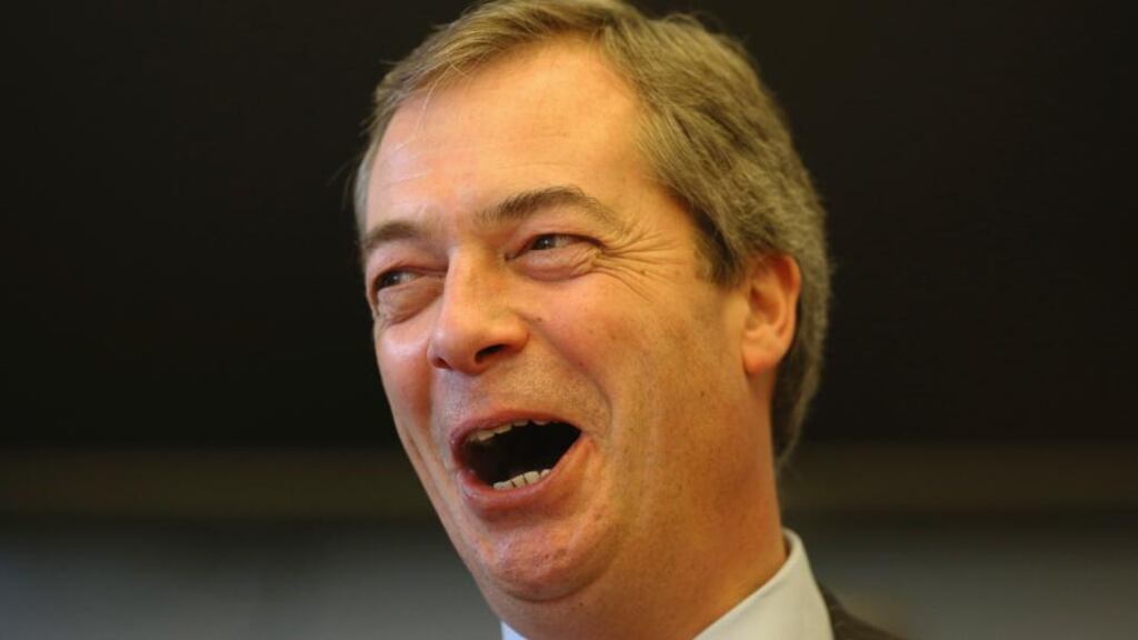 Ukip leader Nigel Farage told the party’s spring conference new immigrants in the UK should have no access to council housing for five years. Photograph: Getty Images.