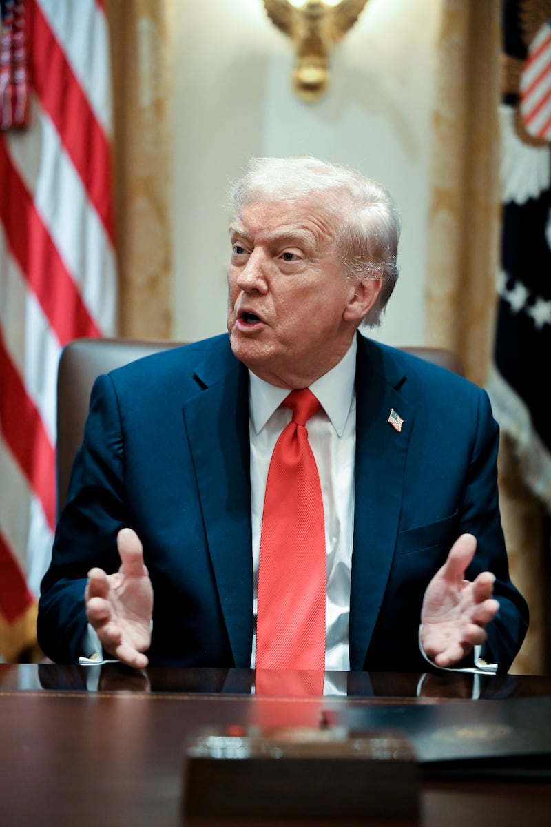 President Donald Trump. Photograph: Kenny Holston/The New York Times
                      