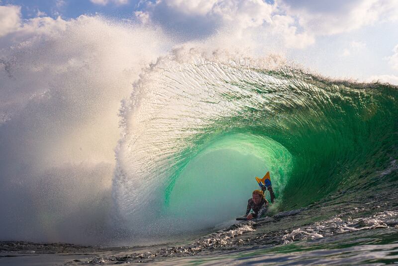 Megan Gayda took first place with 'The Ocean Flare', taken in Co Clare, in the People and the Coast category.