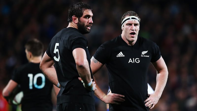 Samuel Whitelock and Brodie Retallick:  they both missed the defeat to Ireland in Chicago. Their presence this time around will assuredly make a difference. Photograph: Hannah Peters/Getty Images