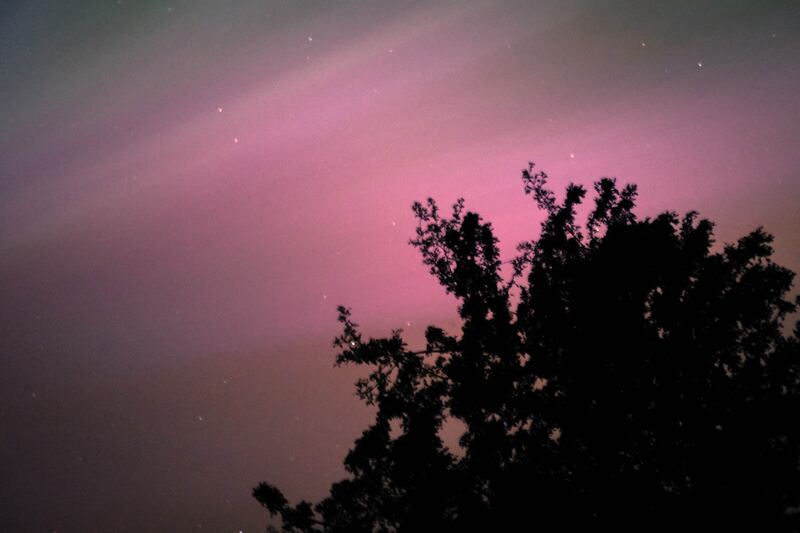 The Northern Lights at Blackwater, Co Wexford.