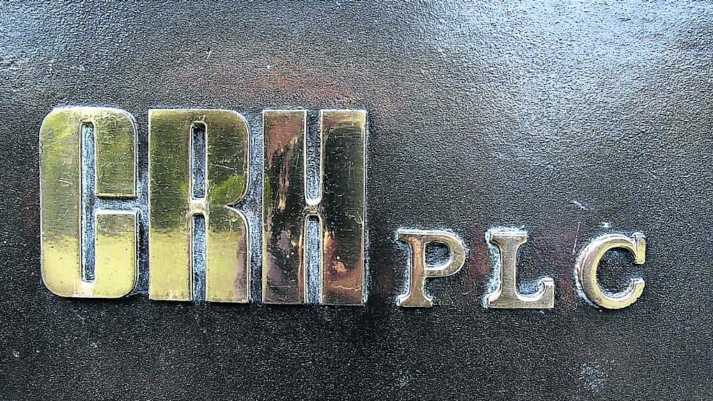 Iseq heavyweight CRH added 2.7 per cent to finish the day at €15.22