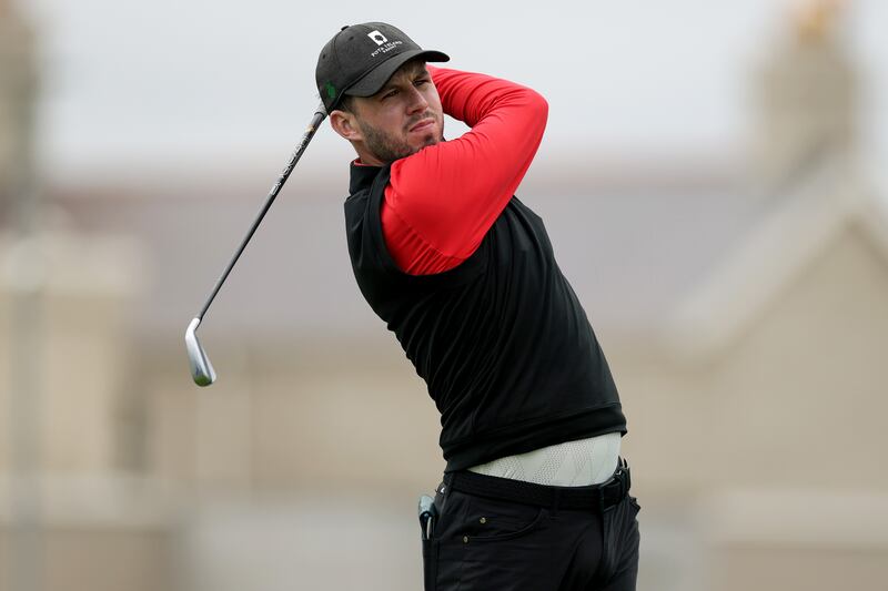 David Howard playing in the East of Ireland Men's Amateur Open. Photograph: Laszlo Geczo/Inpho