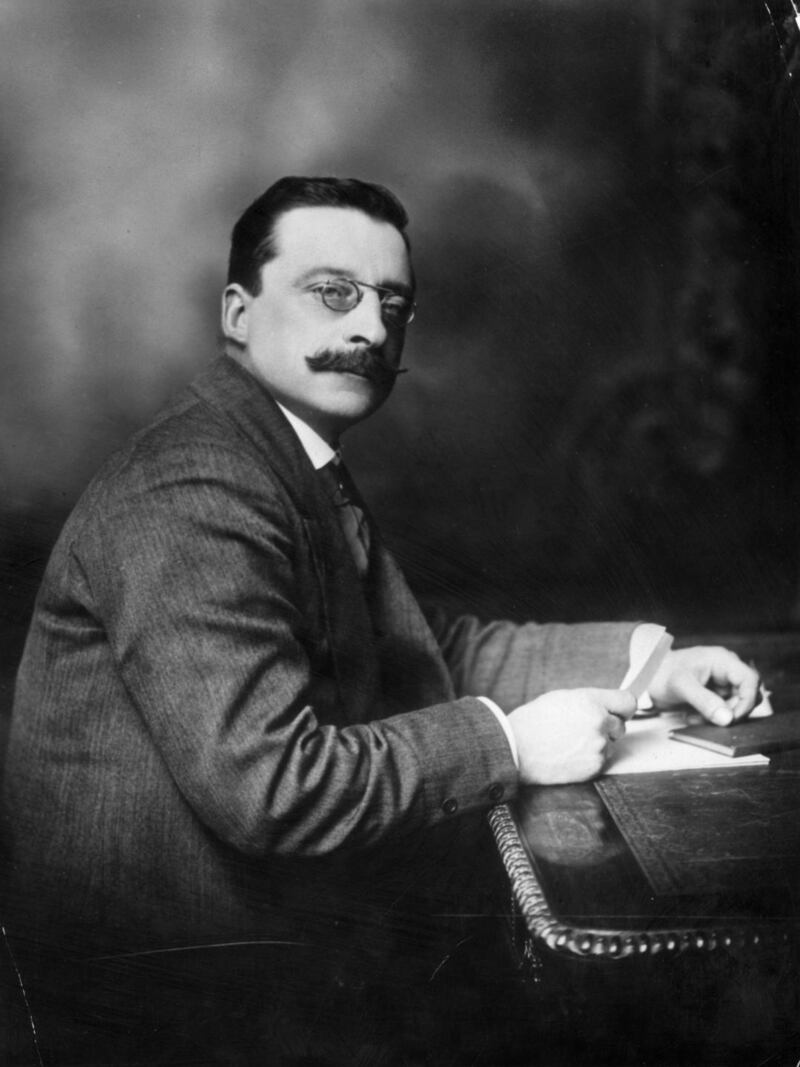 Arthur Griffith, journalist and founder of Sinn Féin, “a Napoleonic type, short, stocky, strong, optimistic and not Irish in appearance; a passionate Sinn Féiner and wielding great influence.”  Photograph: Hulton Archive/Getty Images