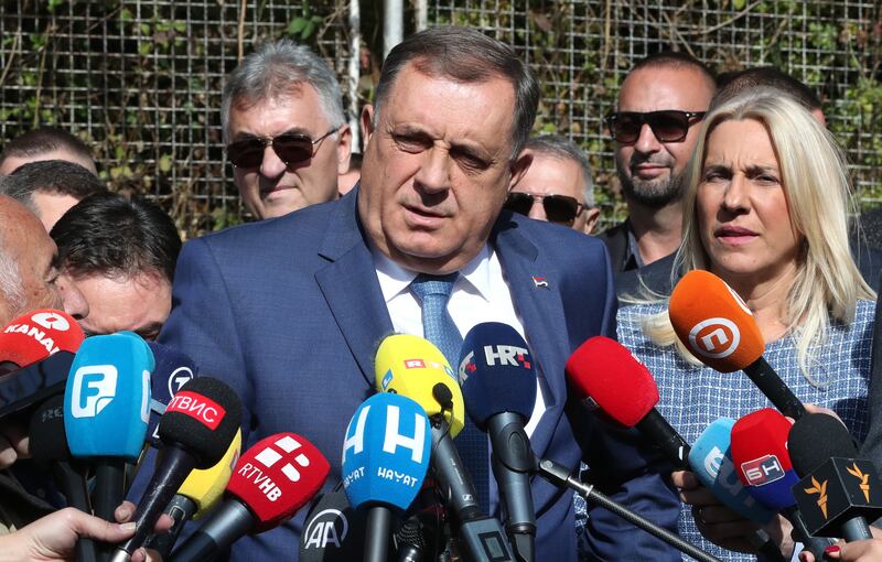 Milorad Dodik, the long-time leader of Republika Srpska, frequently threatens to seek secession for the region. Photograph: Fehim Demir/EPA