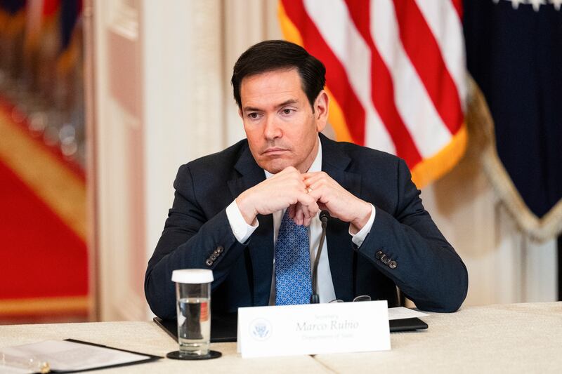 US secretary of State Marco did not believe the Iranians would agree to a negotiated deal, but his preference was to continue a campaign of maximum pressure rather than start a full-scale war. Photograph: Eric Lee/The New York Times                      