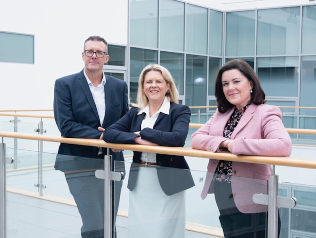 Atlantia chief commecial officer Barry Skillington, chief executive Andrea Doolan and Tara Dobinson, investment partner, Redesdale Food Fund