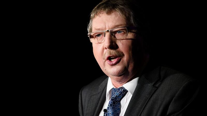 Democratic Unionist Party’s Brexit spokesman Sammy Wilson. File photograph: AFP/Leon Neal