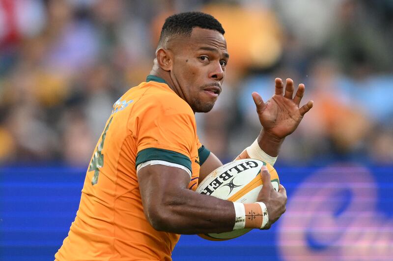  Filipo Daugunu of the Wallabies. Photograph: Matt Roberts/Getty Images