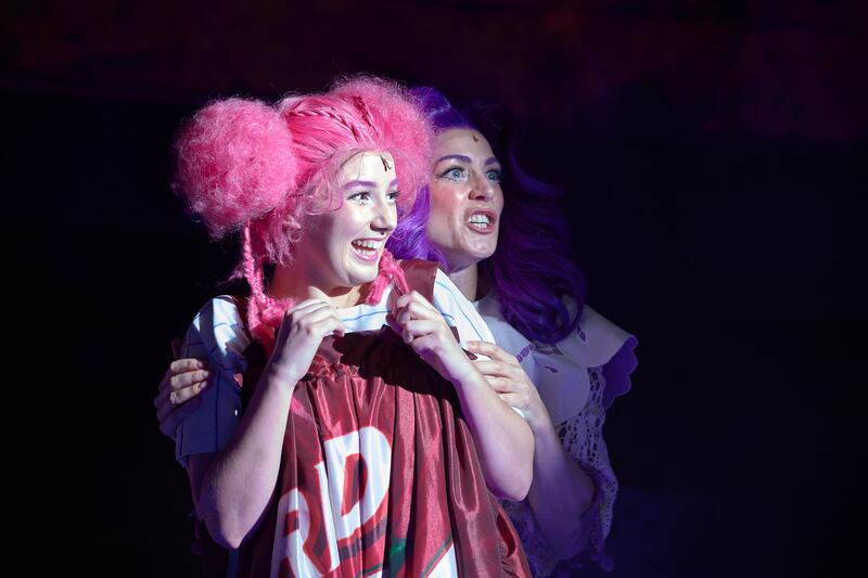 Claire O’Leary and Aoife Mulholland in the Gate Theatre’s production of The Borrowers. Photograph: Ros Kavanagh