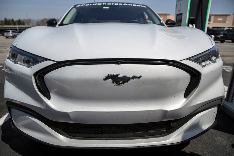 Ford cut the price of its Mustang Mach-E in the US but not in Ireland. Photograph: Victor J Blue/The New York Times