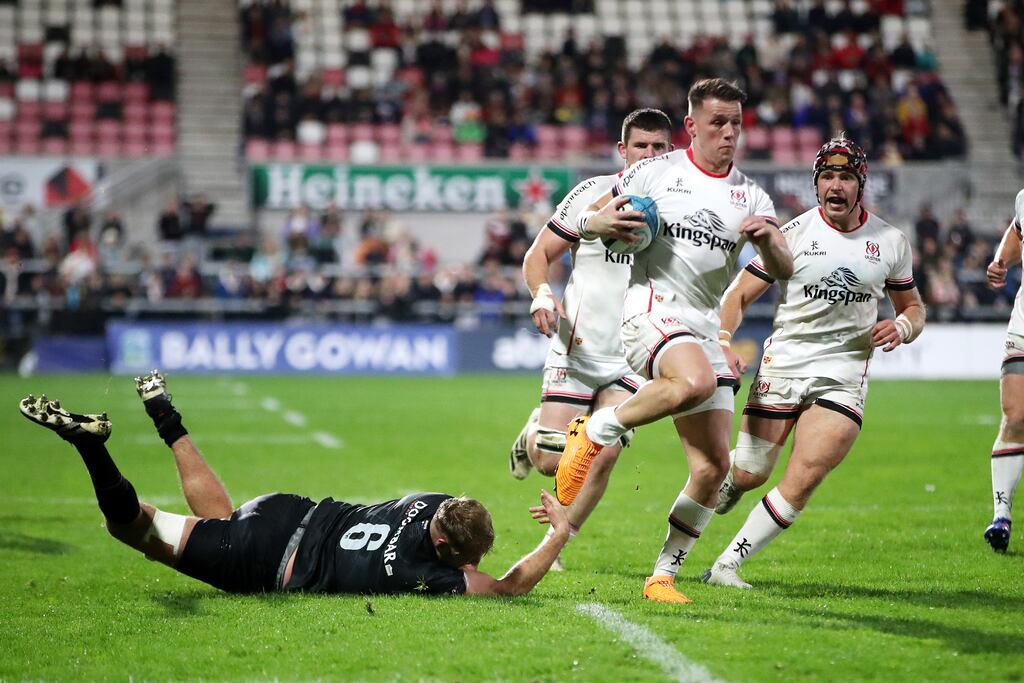 Ulster winger Craig Gilroy: he is set to start against Sharks in Durban, South Africa. Photograph: Bryan Keane/Inpho