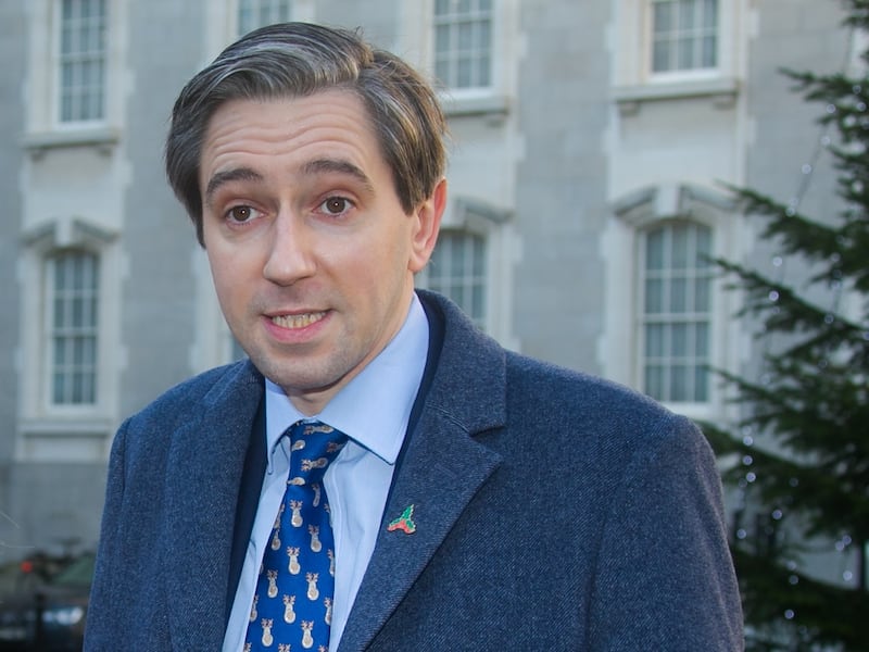 Minister for Justice Simon Harris at Government Buildings, Dublin. 
Photograph: Gareth Chaney/Collins
